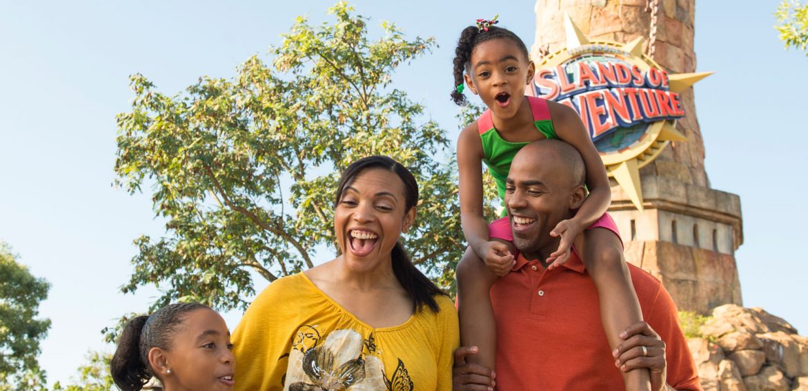 Family at Islands of Adventure